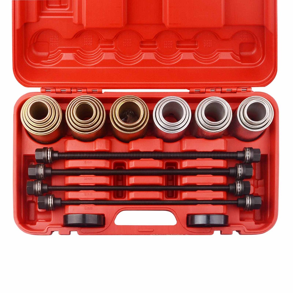 27-Piece Universal Bearing Press And Pull Sleeve Kit – Bush & Bearing Removal/Installation Tool Set