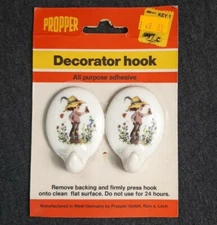 Vintage Propper GmbH Decorative Wall Hooks Cold Garden 2pk New Old Stock