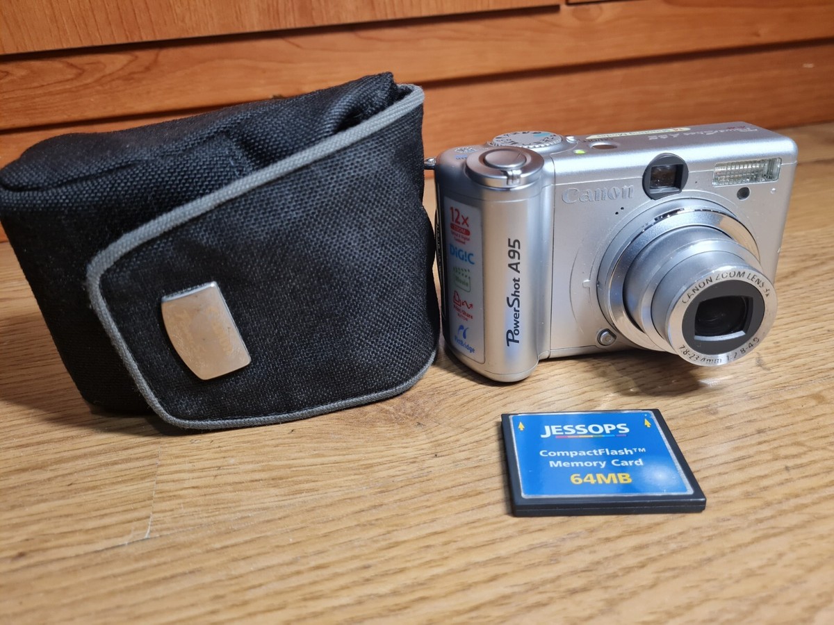 Canon Powershot A95 Digital Camera 5.0MP Flip Screen Silver Canon Powershot A95 Digital Camera 5.0MP Flip Screen Silver