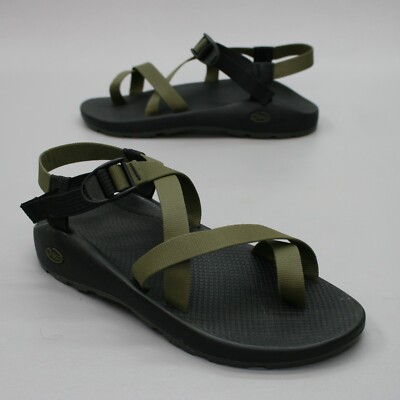 Chaco Mens 12 Olive/Army Green Z2 Classic Toe-loop Sport 