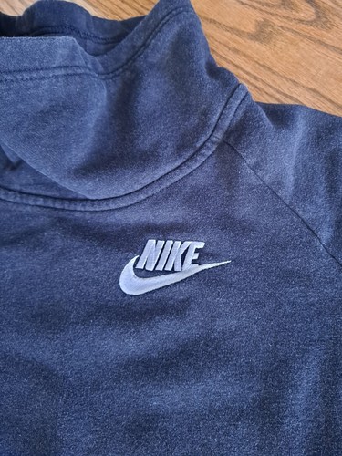 Nike Running Athletic Sweatshirt Pullover Jacket Girl's Size M Black - Picture 3 of 6