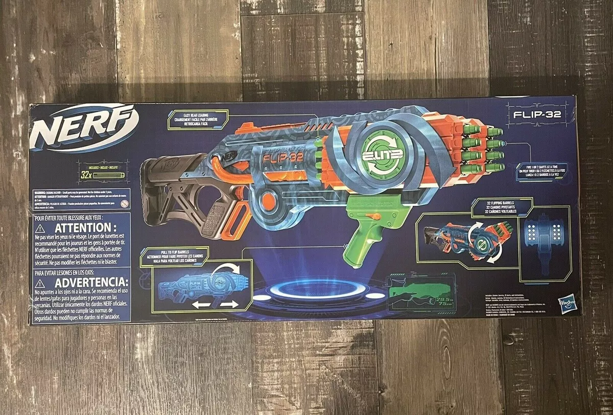 Nerf Elite 2.0 Flipshots Flip-32 Blaster w/ Darts 195166125589