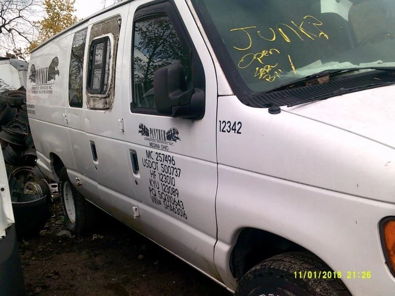 Passenger Right Rear Back Door With Window Fits 92-07 FORD E150 VAN 563537 Foto 3 de 4
