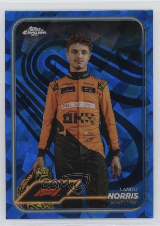 2024 Topps Chrome Sapphire Edition Formula 1 F1 Drivers Lando Norris #7 0s9t