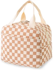 Insulated Lunch Bag for Women, Small Cute Lunch Box Tote Cooler Bag