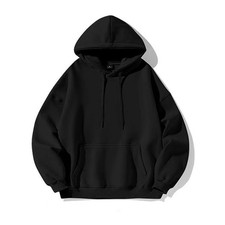 Solid Hoodies Autumn Winter Men's New Long Sleeve Hooded Sweatshirt Fashion Cas