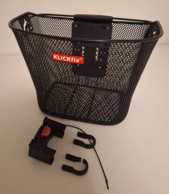 KlickFix Uni Fahrradkorb - Schwarz (0397KLIK) - Bild 1 von 4
