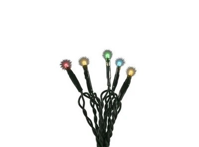 Konstsmide Weihnachtsbeleuchtung Micro LED Lichterkette 100 bunte Dioden