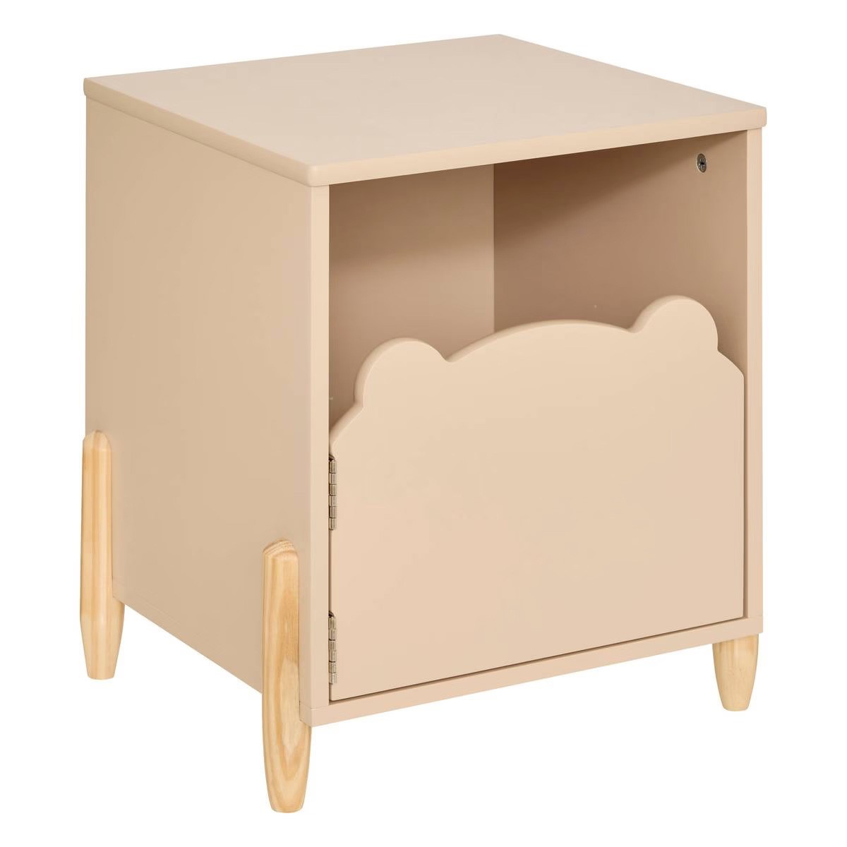 Table de chevet enfant de 40cm Douceur en bois beige éco-conçu