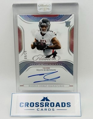 2023 Flawless Bijan Robinson Rookie Debut Signatures RDS-BRO Silver Auto 09/20