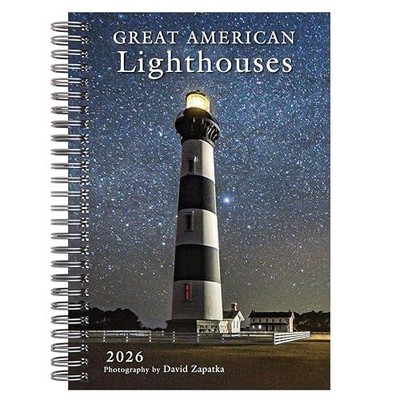 2026 Planner, Weekly & Monthly 16-Month Planner Great American Lighthouses