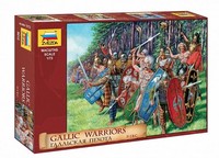 Zvezda 8012 - 1/72 Figuren-Set Gallic Warriors (II-I B.C.) - Neu