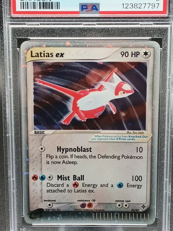 Latias ex 93/97 Dragon Holo PSA 5 EX - Image 2 of 4