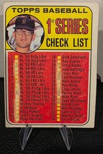 1969 Topps - Checklist Denny McLain #57 (Marked)
