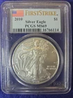 2010 American Silver Eagle PCGS MS69 - First Strike ~ L👀K