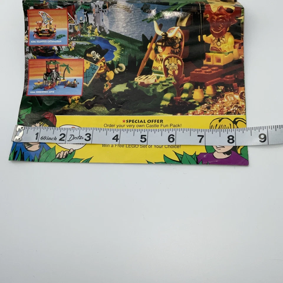 LEGO 1994 brick kicks builders club jurassic wonders dinosaur Cover magazine - Image 3 of 4