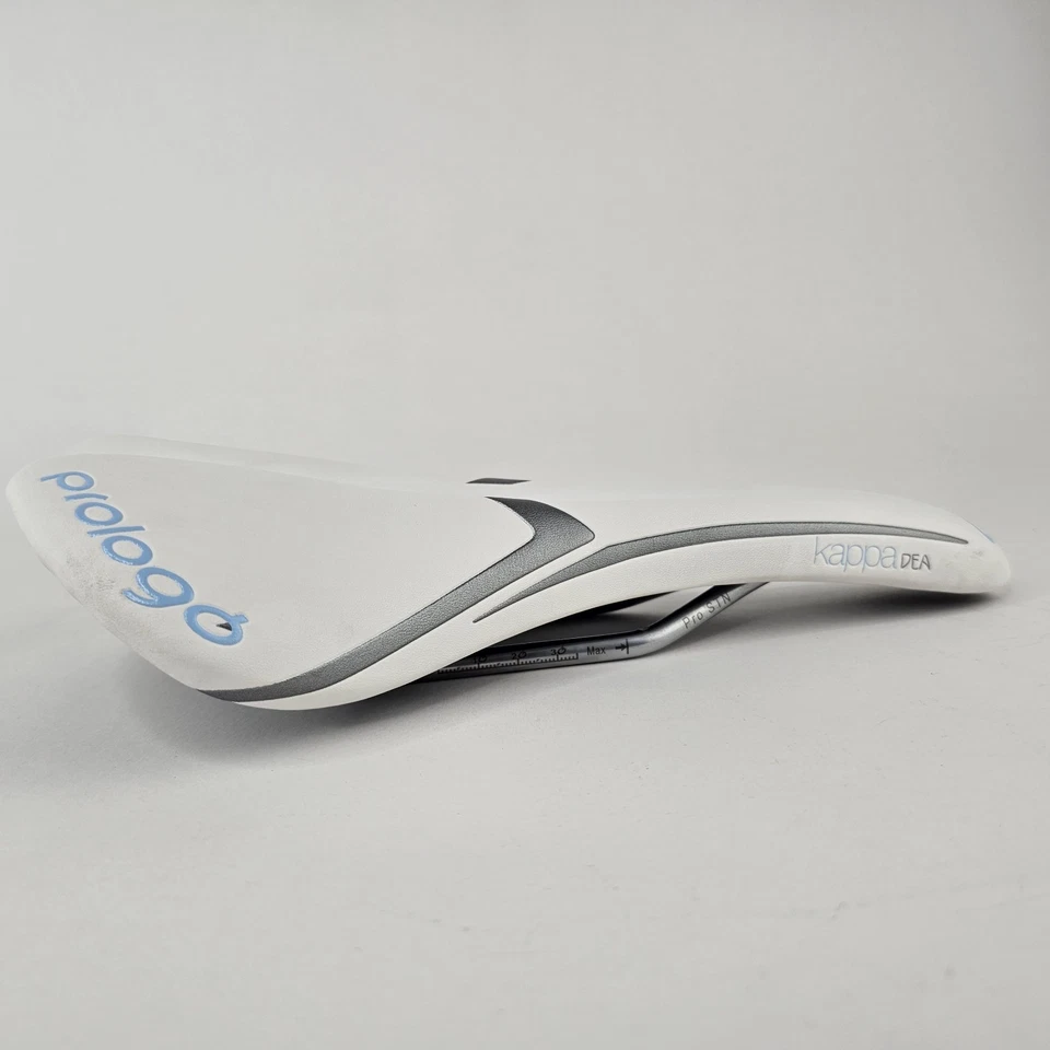 Sillín Prologo Kappa Dea blanco plata azul Foto 4 de 4
