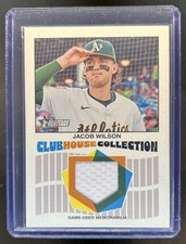 2026 Topps Heritage Jacob Wilson Clubhouse Jersey #CCR-JWI Athletics