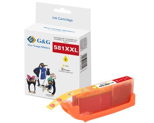 G&G 15844 G&G Xxl-Druckerpatrone Kompatibel Mit Canon CLI-581Y Xxl-image