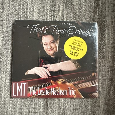 LESLIE MACLEAN TRIO - That's Time Enough - CD - **BRAND NEW/STILL SEALED**