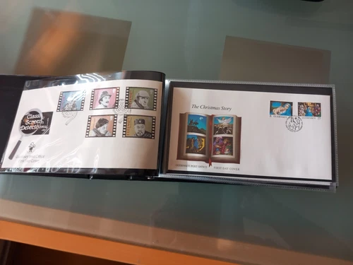 Guernsey First Day Covers (24) in Guernsey Post Office Cover Album 1996-1999