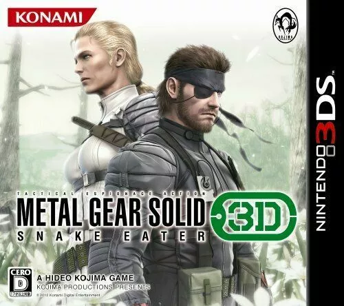 Jogo Metal Gear Solid Snake Eater Original - 3DS - Sebo dos