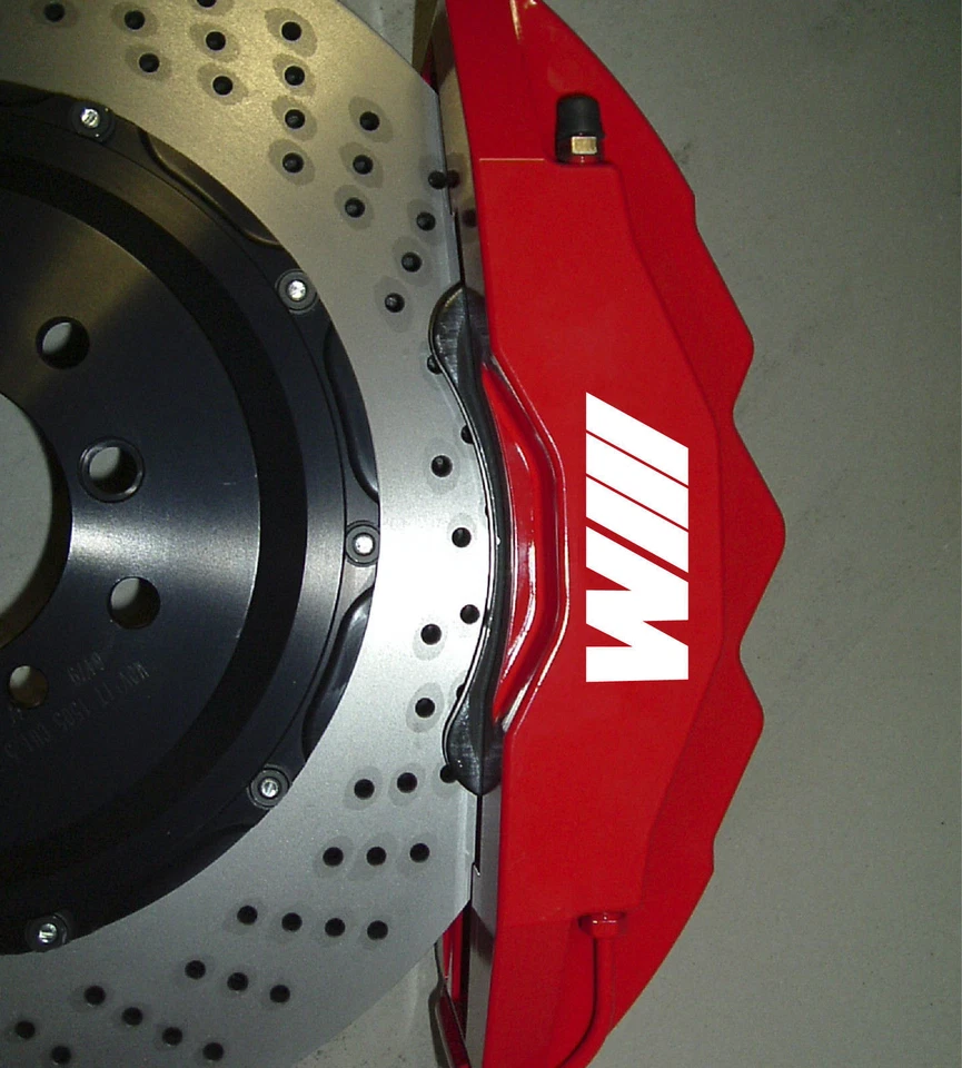 KIT 8 AUFKLEBER KOMPATIBEL BMW M BREMSSÄTTEL - Bild 1 von 1