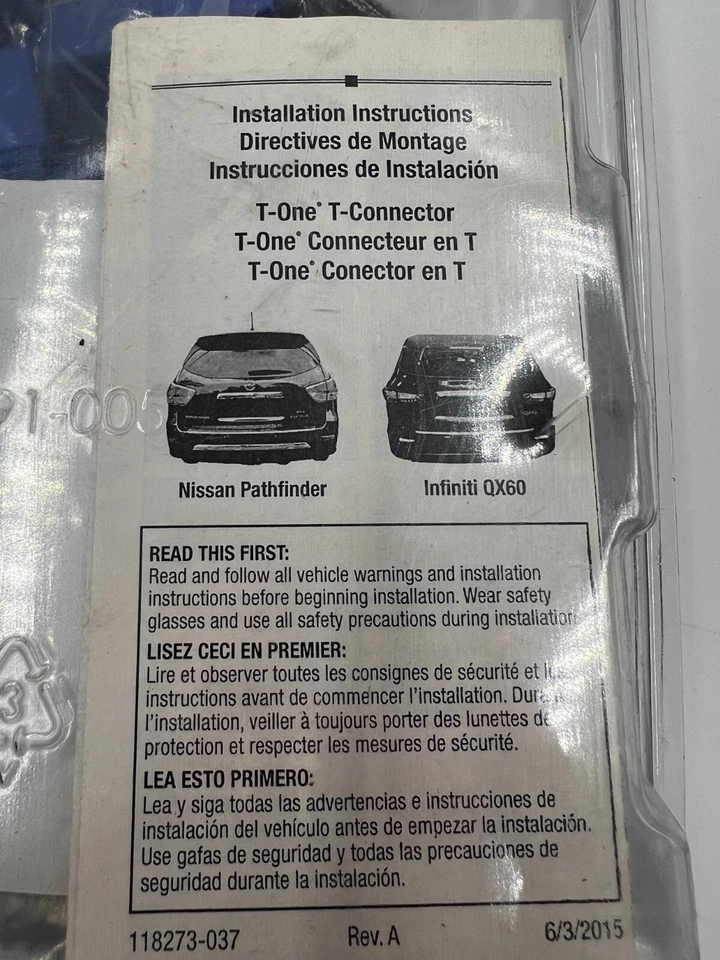 Arnés de cableado de remolque de 7 vías para Nissan Pathfiner Infiniti QX60 2014-2019 Foto 4 de 4