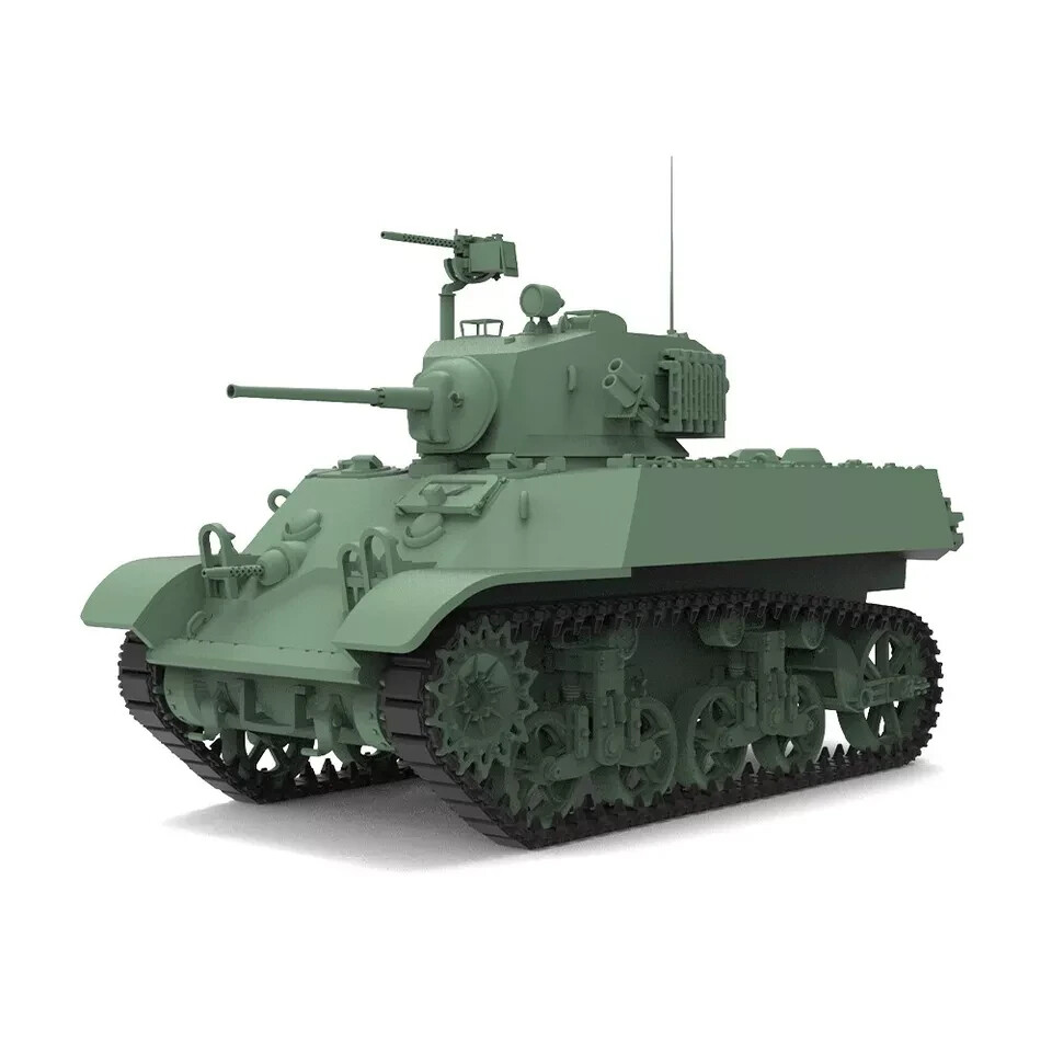 SSMODEL SS24506 1/24 Military Model Kit US M3A3 Stuart Light