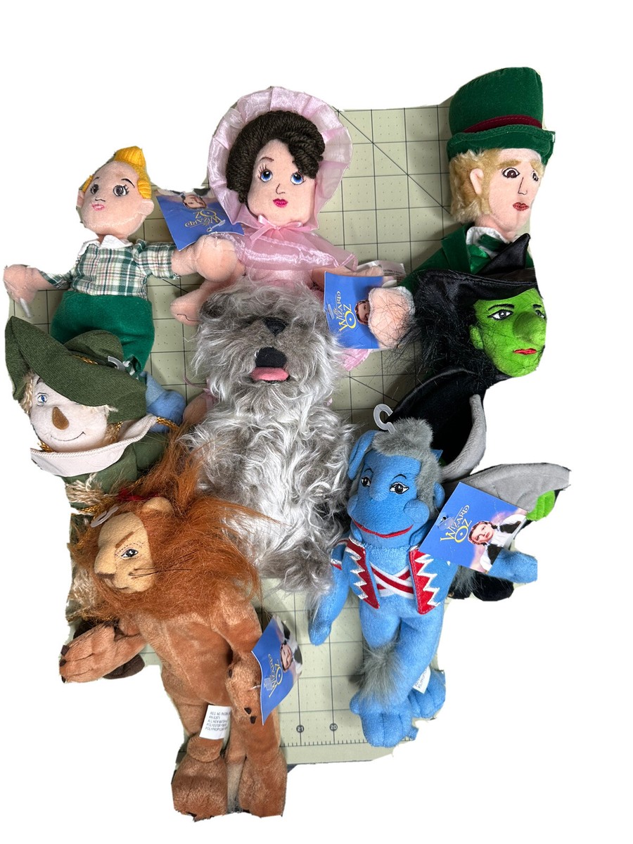 The Wizard of Oz Set of 8 Plush Character Dolls Warner Bros