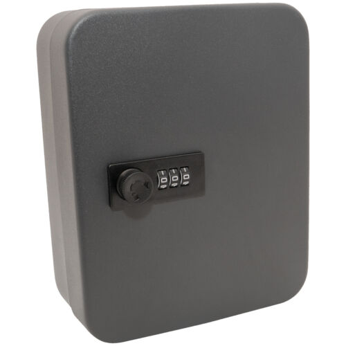 3-stellige Kombination Schlüsselaufbewahrung Safe Box mit 20/48 Haken & farbcodierten Etiketten - Bild 1 von 8