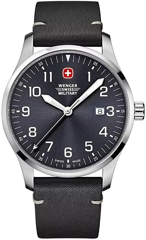 Wenger terragraph stainless steel men's best sale watch