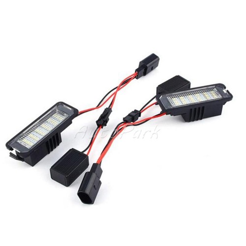 2x LED Number License Plate Light Lamp For VW GOLF MK4 MK5 MK6 MK7 Seat Polo UK - Picture 8 of 8