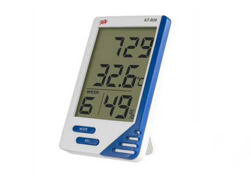 KT-908 Digital Temperature Humidity Tester Thermometer Clock Hygrometer US Stock - Picture 3 of 3