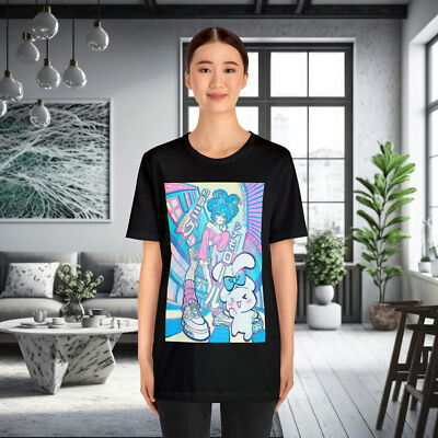 Hatsune Miku Cinnamoroll Jersey Short Sleeve Tee