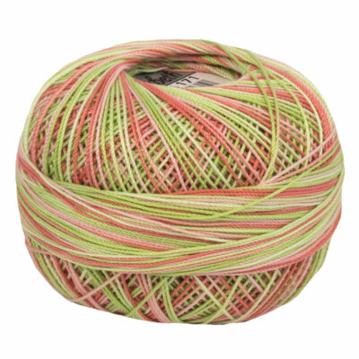 Lizbeth Egyptian Cotton Crochet Thread Size 10 Color 171 Green Coral Sea