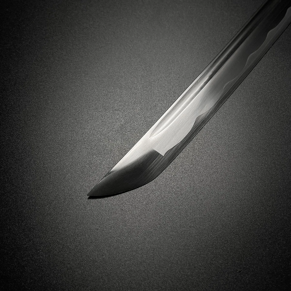 Musha 39" Zetsurin Navaja Afilada Hecha a Mano Katana Samurai Espada (Borgoña) Foto 3 de 4