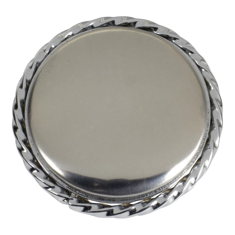 ENIX 50MM LONG BICYCLE UNIVERSAL LOWRIDER CLASSIC SINGLE TWISTED BOLT COVER CHROME