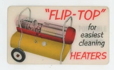 Century Flip-Top Portable Space Heaters 1960's Vari-Vue Lenticular Business Card