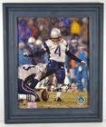 Adam Vinatieri Patriots Autographed 8x10 Photo in 10.5x12.25 Frame w/COA FO