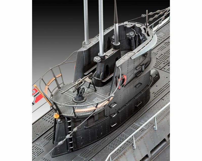 German Submarine Type IXC U67/U154 1:72 REV05166 - revell modellismo - Immagine 4 di 4