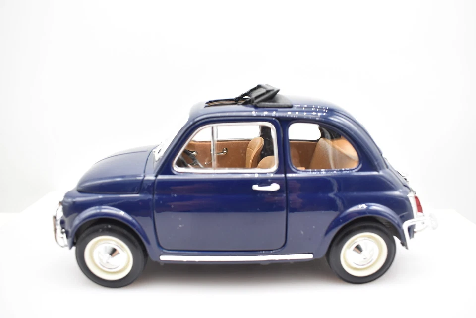 Modellino auto FIAT 500 L scala 1:16 Burago diecast modellismo da collezione car - Immagine 2 di 4