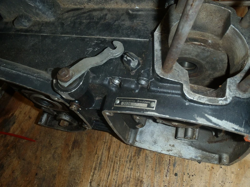 HUSQVARNA HUSKY 250WR RT 250 1973 AHRMA cárteres de motor/motor Foto 2 de 4