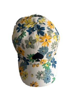Kate Spade New York French Cream Floral Baseball Hat Kate Spade New York Baseball Printed Cap/Hat, | Mercari main image 3