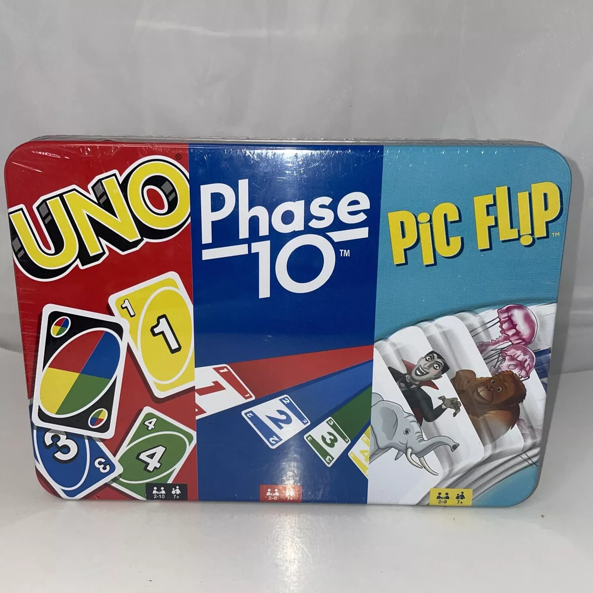  Phase 10 and Uno Flip Two Pack : Toys & Games