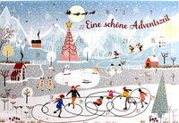Gutsch Verlag Adventskalenderkarte Karte Kalender Gruß GlüCkwunsch Weihnachten