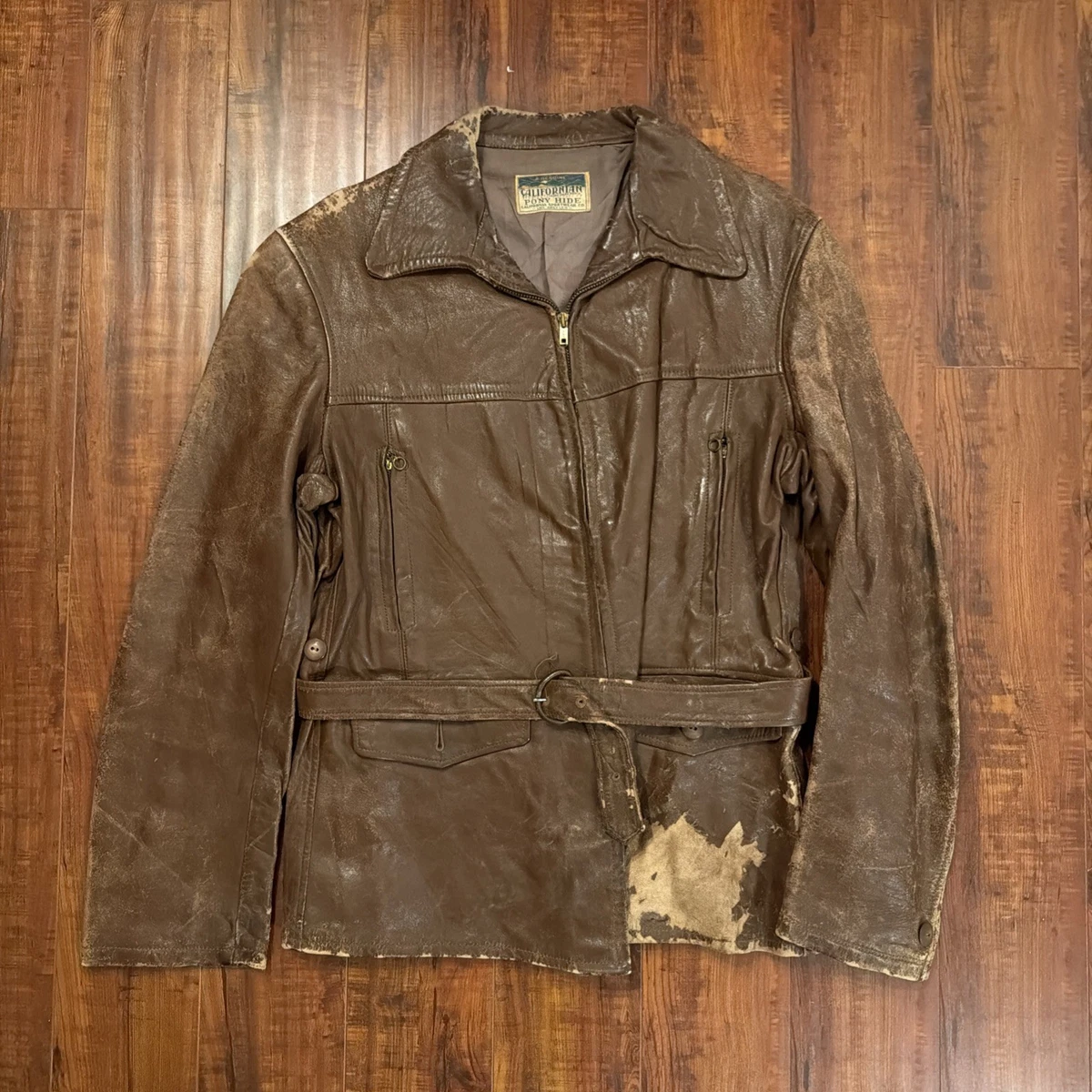 1940s Leather Outerwear Coats & Jackets for Men for sale | eBay