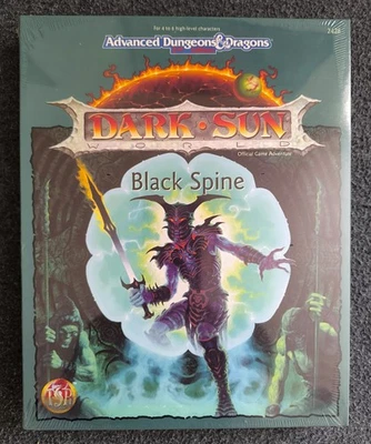 Dungeons & Dragons AD&D TSR DSE2 Dark Sun Black Spine SW New Sealed - Bild 1 von 4