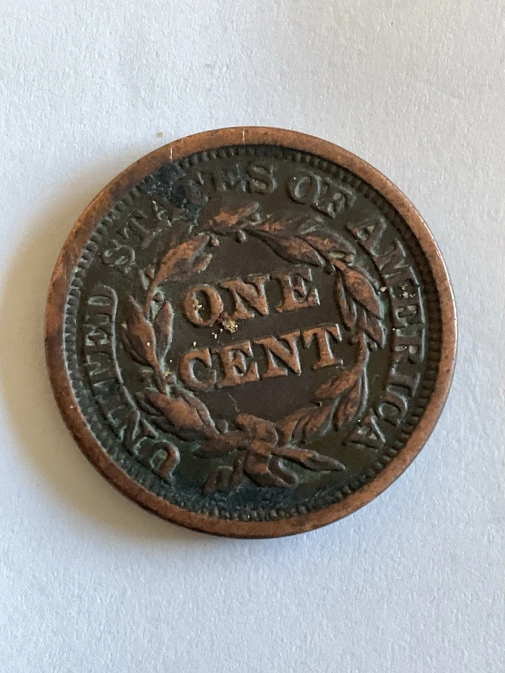 1848 Braided Hair Cent - Mint Condition - Image 3 of 4