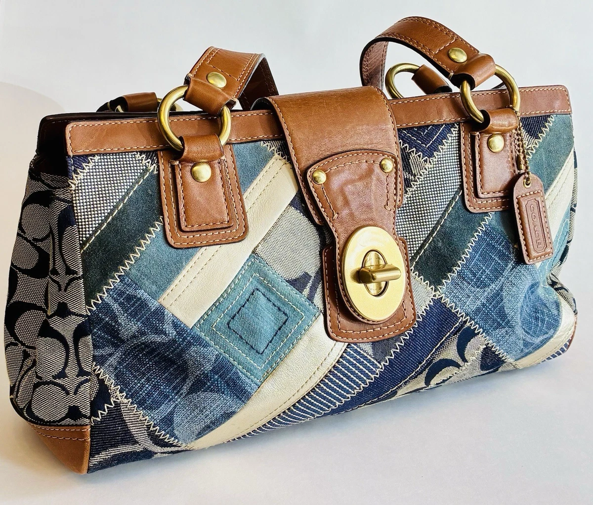 Coach Patchwork Turn Lock Bags & Women's Leather Exterior | eBay